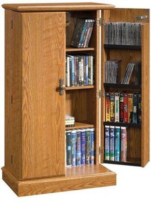 Orchard Hills Multimedia Storage Cabinet Carolina Oak - Sauder Furniture - 401349