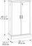 Orchard Hills Multimedia Storage Cabinet Carolina Oak - Sauder Furniture - 401349