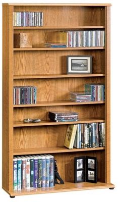Orchard Hills Multimedia Storage Tower Carolina Oak - Sauder Furniture - 401739