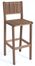 Outdoor Bar Stool - Ibiza Barstool - Eucalyptus Wood - Wood Finish - INT-BT-215