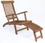 Outdoor Chaise Lounge - Arpoador Steamer - Eucalyptus Wood - Wood Finish - INT-BT-392