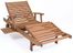 Outdoor Chaise Lounge - Mariscal Lounger - Eucalyptus Wood - Wood Finish - INT-BT-214