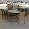 Outdoor Patio Set - Bari 9-Piece Dining Set - PLI-BARI9