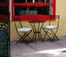 Outdoor Patio Set - Bistro Round Table and Chairs Set - Black - Pangaea Home and Garden Furniture - FM-SET-1