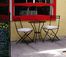 Outdoor Patio Set - Bistro Round Table and Chairs Set - Black - Pangaea Home and Garden Furniture - FM-SET-1