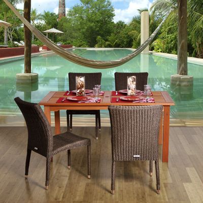Outdoor Patio Set - Brugge 5-Piece Dining Set - BT-BRUGGE