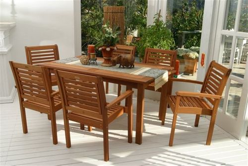 Outdoor Patio Set - Milano Rectangular 7-Piece Set - BT-RECT-SET