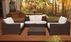 Outdoor Patio Set - Oxford Deep Seating 4-Piece Set Off-white - PLI-OXFSET-OW