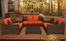 Outdoor Patio Set - Oxford Deep Seating 4-Piece Set Orange - PLI-OXFSET-OR