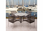 Outdoor Patio Set - Soho 5-Piece Dining Set - PLI-SOHO5