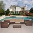Outdoor Patio Set - Southampton Sectional 9-Piece Set Deluxe - PLI-BELLPRE-SBG