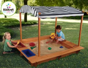 Outdoor Sandbox with Canopy - KidKraft Furniture - 00165