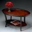 Oval Cocktail Table in Red and Black - Butler Furniture - BT-1591186