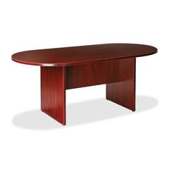 Oval Conference Table - Mahogany - LLR87272