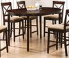 Oval Counter Height Table in Rich Cappuccino - Coaster