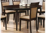 Oval Dining Table in Rich Cappuccino - Coaster