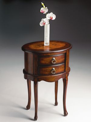 Oval Side Table in Plantation Cherry - Butler Furniture - BT-1589024