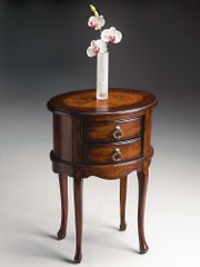 Oval Side Table in Plantation Cherry - Butler Furniture - BT-1589024