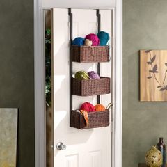 Over-The Door 3-Tier Basket Storage - Holly and Martin