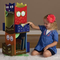 Owls Revolving Bookcase - LOD20059