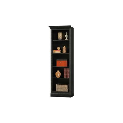 Oxford Antique Black Bookcase Left Return by Ty Pennington - Howard Miller