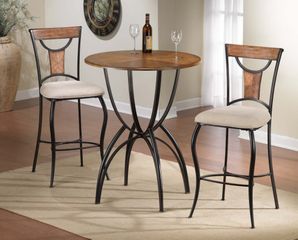 Pacifico 3-Piece Bistro Set - Hillsdale Furniture - 4137PTBS
