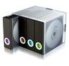 Parade Disc Holder Categorize 96 CDs or DVDs in Color Coded Black Binder - Atlantic - 96635496