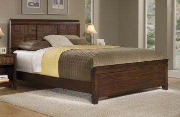 Paris Queen Size Bed in Mahogany - Home Styles - 5540-500