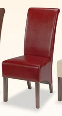 Parson Chair (Set of 2) in Burgundy Bycast Vinyl - Coaster