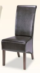 Parson Chair (Set of 2) in Chocolate Bycast Vinyl - Coaster