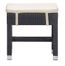 Patio Outdoor Bench - Myrtle Single Bench - Zuo Modern - 701010