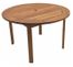 Patio Outdoor Table - Milano Round Table - Eucalyptus Wood - Wood Finish - INT-BT-365