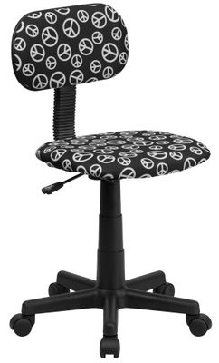 Peace Sign Printed Computer Chair  - BT-PEACE-GG