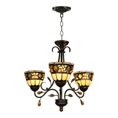 Pebble Stone 3-Light Fixture - Dale Tiffany