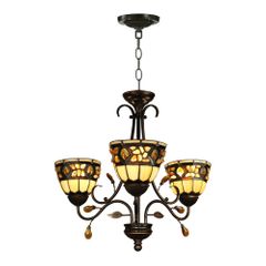 Pebble Stone 3-Light Fixture - Dale Tiffany