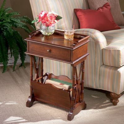 Pedestal Martini Table in Plantation Cherry - Butler Furniture - BT-0999024