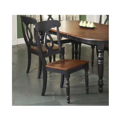 Phillip Side Chair - Set of 2 Black / Cherry - Largo - LARGO-ST-D195-41