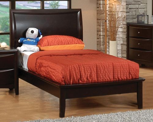 Phoenix Cappuccino Platform Bed - 400181T