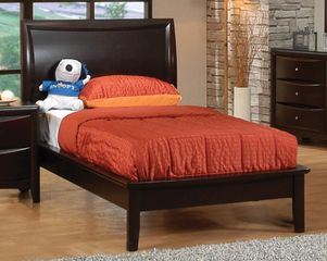 Phoenix Cappuccino Platform Bed - 400181T