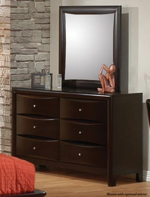 Phoenix Contemporary Youth 6 Drawer Dresser - 400183