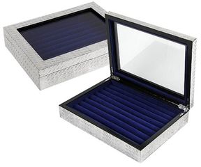 Pig Iron Diamond Plate Cufflink Box - JBQ-PI512