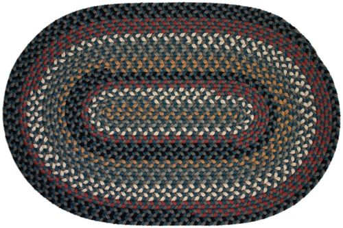 Pilgrim Teal 8' Round Braided Rug - Rhody Rug - PG-238TDTE