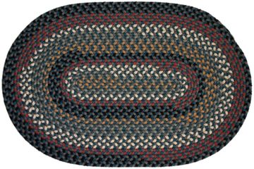 Pilgrim Teal 8' Round Braided Rug - Rhody Rug - PG-238TDTE