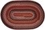 Pilgrim Wine 4'x6' Braided Rug - Rhody Rug - PG-4346WI