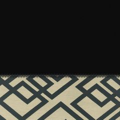 Pillow in Coal + Gridlock - 24" x 24" L.X.E.Solid/Print - 33-1204-6004