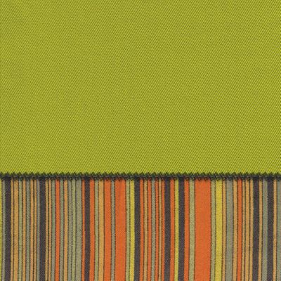 Pillow in Palm + Tango Stripe - 24