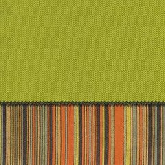 Pillow in Palm + Tango Stripe - 24" x 24" L.X.E.Solid/Poly-Suede - 33-1204-4003