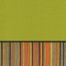 Pillow in Palm + Tango Stripe - 24" x 24" L.X.E.Solid/Poly-Suede - 33-1204-4003