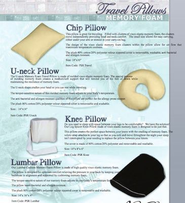 Pillow - Knee Pillow - SilverRest - SRPKNEMEM