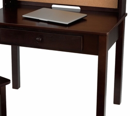 Pinboard Desk with Hutch and Chair - KidKraft Furniture - 27150